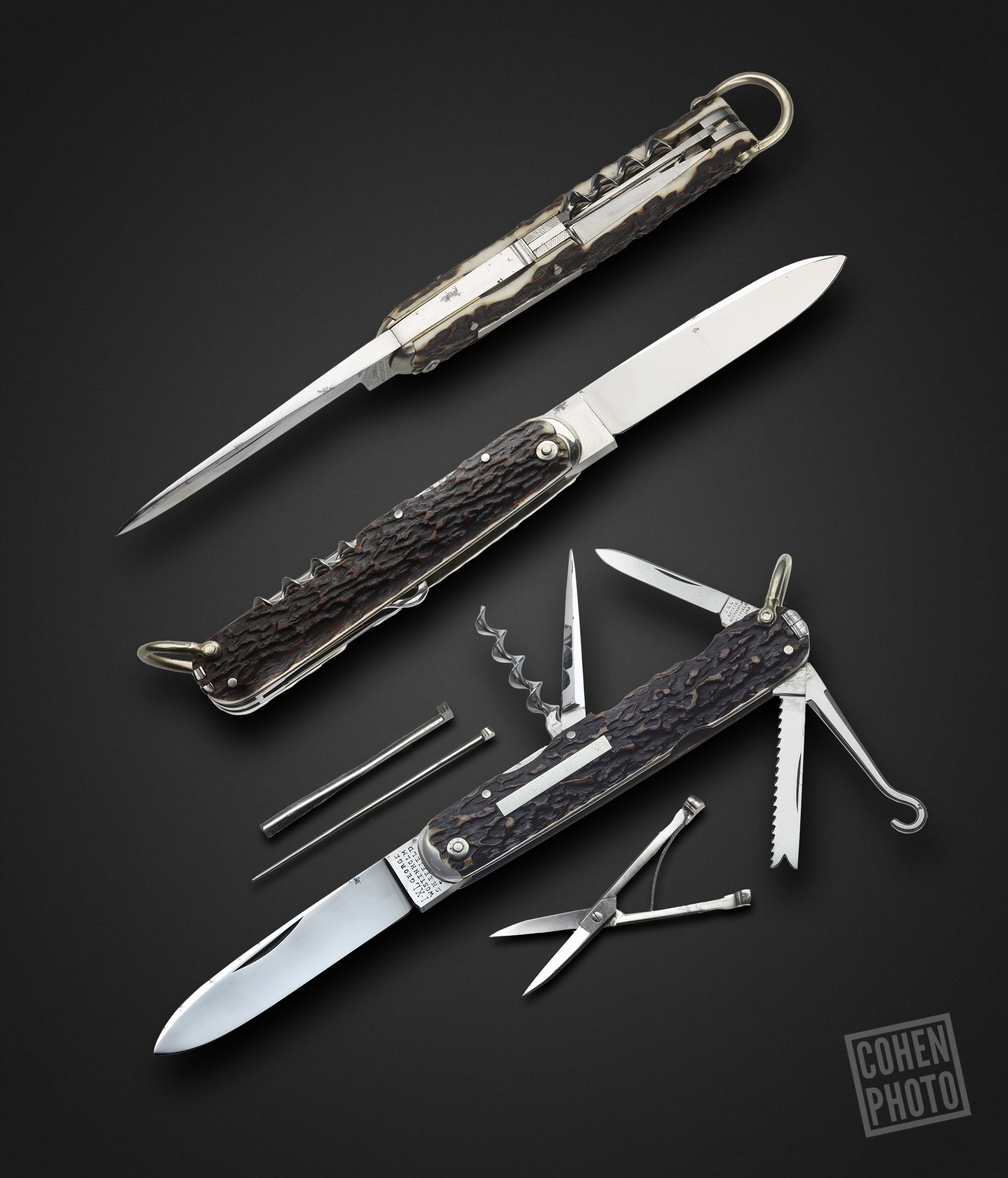 Sheffield, IXL, George Wostenholm Sheffield Multiblade with Cork
