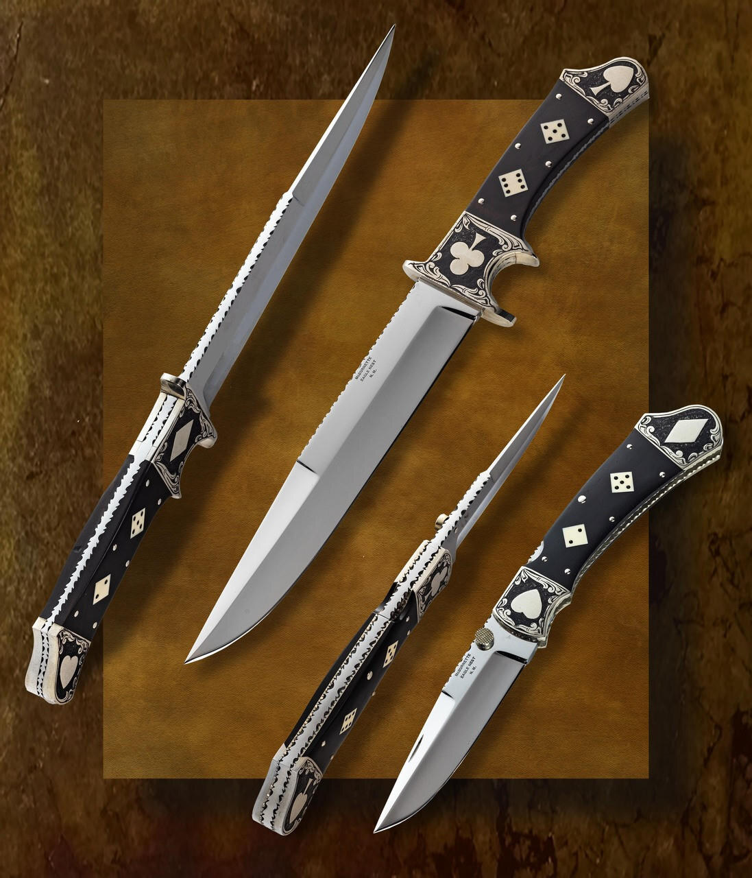 McBurnette, Harvey Otis, Gamblers set Knife | Farina Fine Arts
