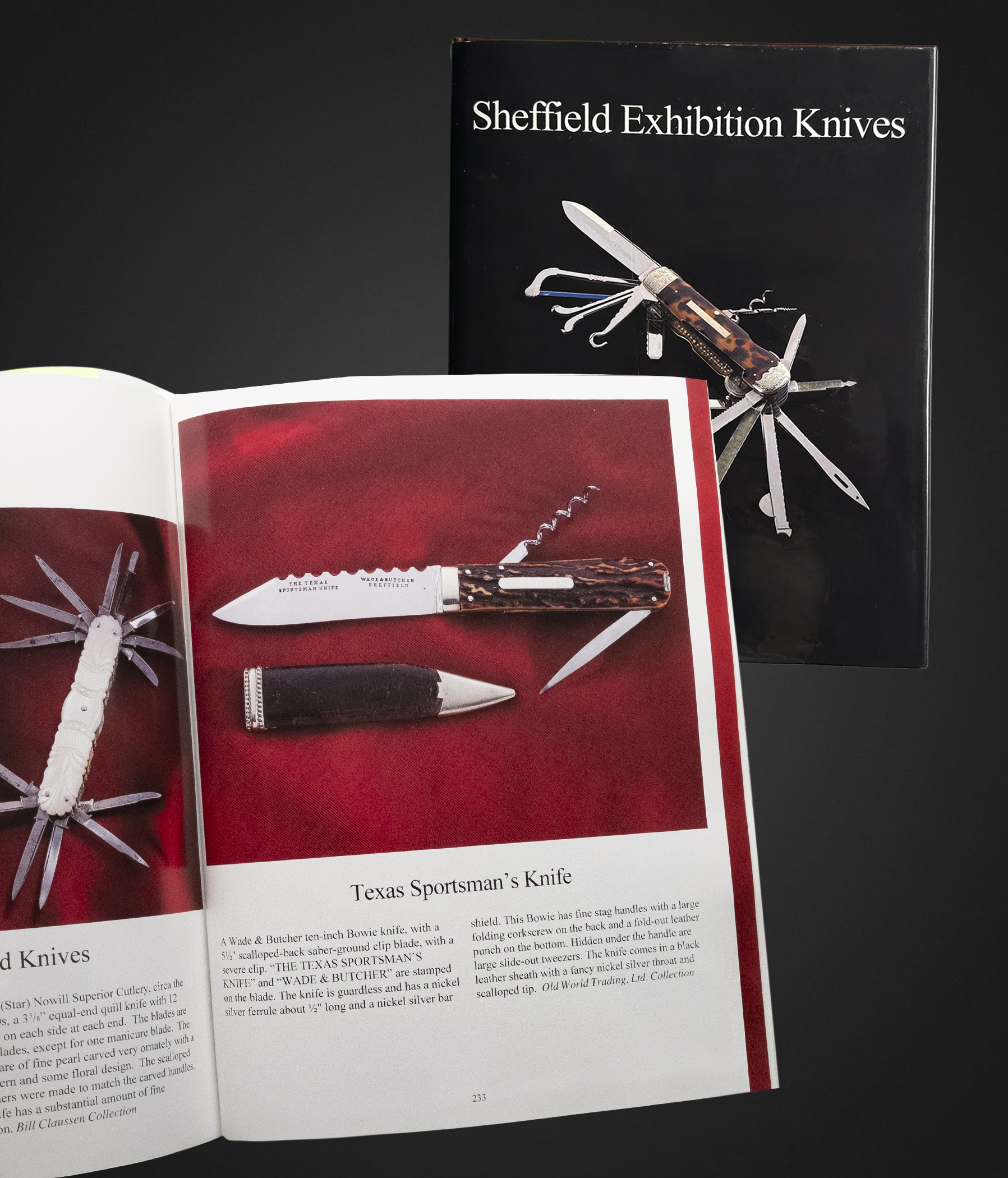 『激レア』ナイフ本　Sheffield Exhibition Knives Wade_Butcher_Bowie_book__11821