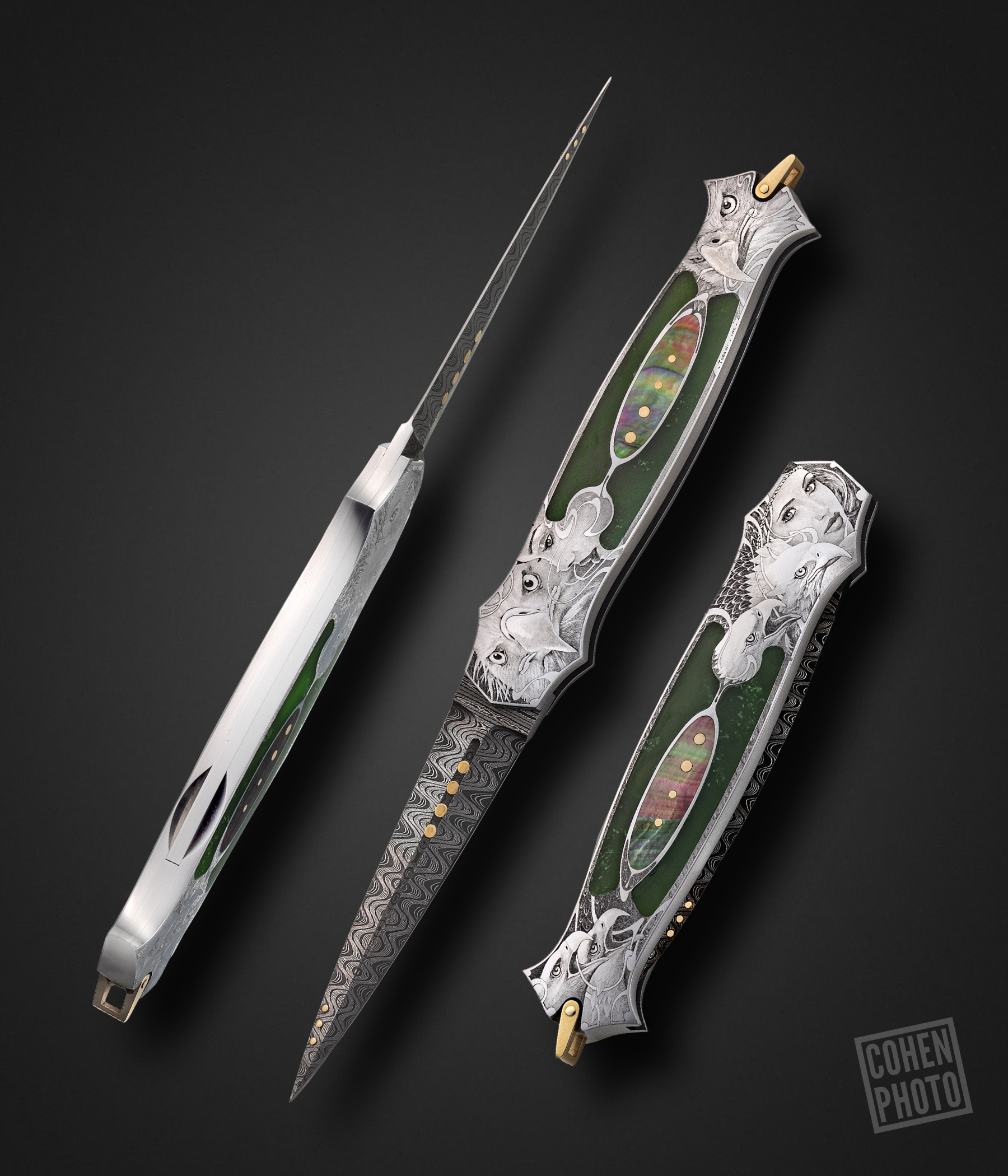 Osborne, Warren, Warren Osborne Lockback Dagger, Manrico Torcoli 