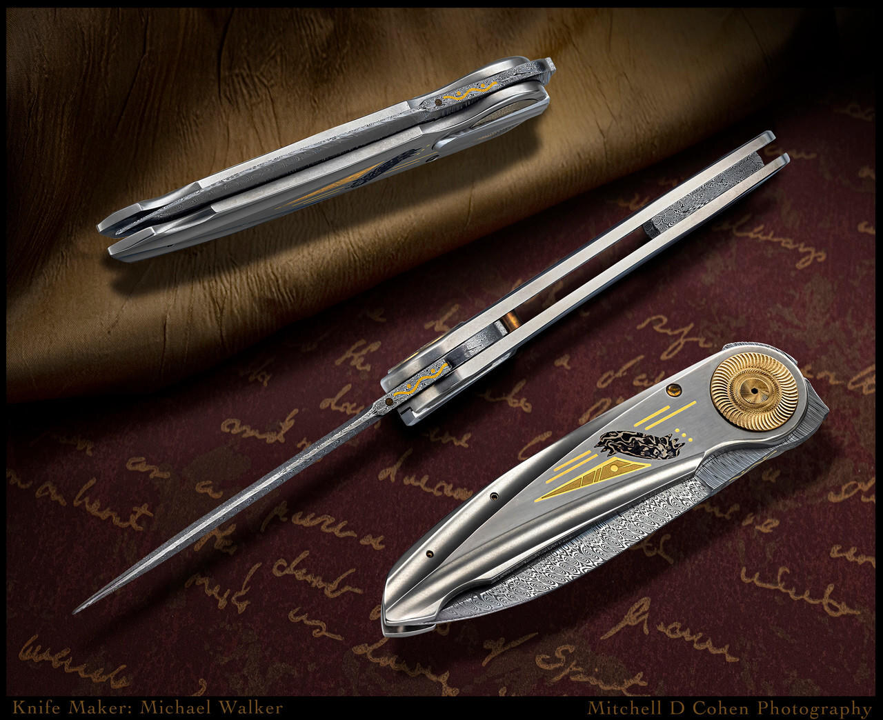 Walker, Michael, D-Lock Folder with 22K Gold Inlays, AKI 2005