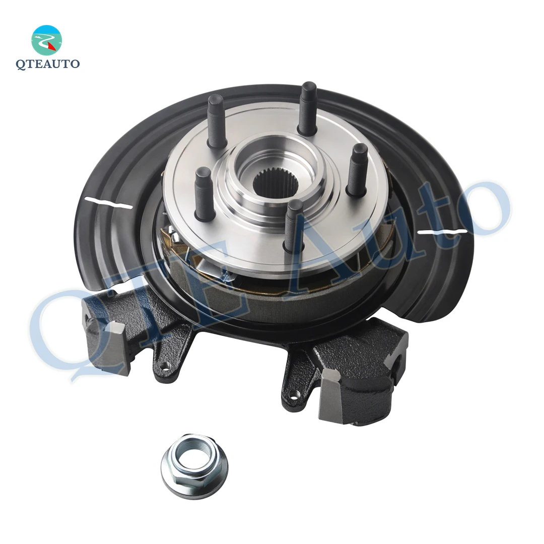 Rear Left Suspension Steering Knuckle & Wheel Hub Bearing Assembly ...