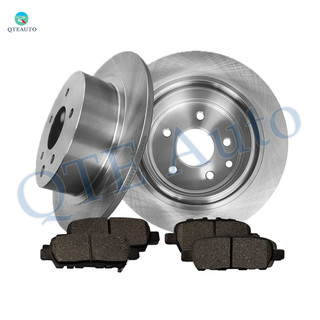 Set of 6 Rear 291.5mm Brake Disc Rotors-Ceramic Brake Pad Kit For 2014-2019 Nissan Sentra