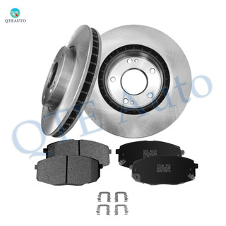 Set of 6 Front 280mm Brake Disc Rotors-Ceramic Brake Pad Kit For 2010-2013 KIA Forte
