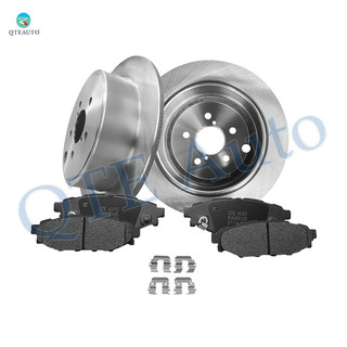 Set of 6 Rear 286mm Brake Disc Rotors-Ceramic Brake Pad Kit For 2010-2014 Subaru Legacy