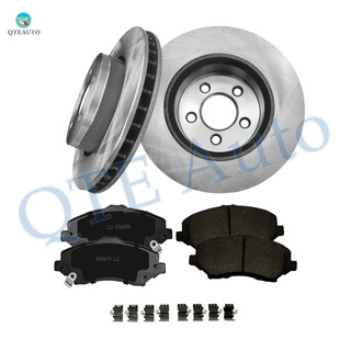 Set of 6 Front 302mm Brake Disc Rotors-Ceramic Brake Pad Kit For 2007-2011 Dodge Nitro
