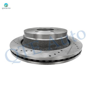 348mm Rear Right Drilled Slotted Brake Disc Rotors For 2012-2018 Ford F-150