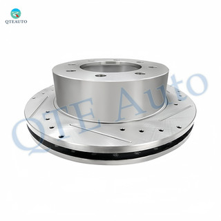 330mm Rear Left Drilled Slotted Brake Disc Rotors For 2006-2014 2016 Chevrolet Express 2500