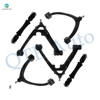 Set of 6 Front Lower and Upper Control Arm Ball Joint-Sway Bar Link For 2007-2016 GMC Yukon