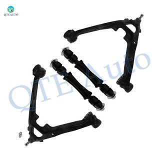 Set of 4 Front Lower Control Arm Ball Joint-Sway Bar Link For 2007-2014 GMC Yukon XL 1500 With Police Package