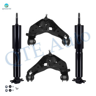 Set of 4 Front Lower Control Arm Ball Joint-Shock Absorber For 1998-2007 Mazda B3000 RWD