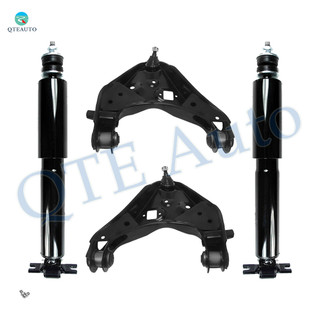 Set of 4 Front Lower Control Arm Ball Joint-Shock Absorber For 1999 Mazda B2500 Monotube Performance Upgrade