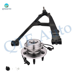 Front Left Lower Control Arm Ball Joint-Wheel Hub Bearing Assembly For 2003-2005 Chevrolet Express 2500