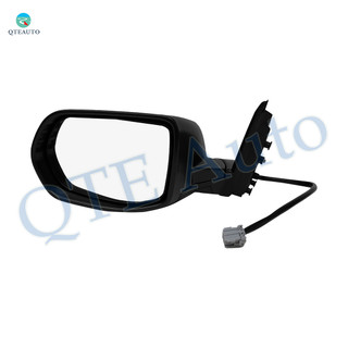 Left Driver Side Mirror, Power Non-Heated Textured Black Manual Folding For 2007-2011 Honda CR-V