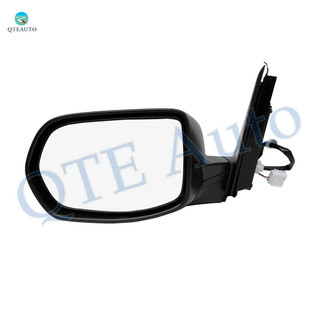 Left Driver Side Mirror, Power Non-Heated Textured Black Manual Folding For 2012-2016 Honda CR-V