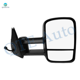 Right Passenger Side Mirror, Power Heated Textured Black Manual Folding For 2000-2006 Chevrolet Suburban 2500