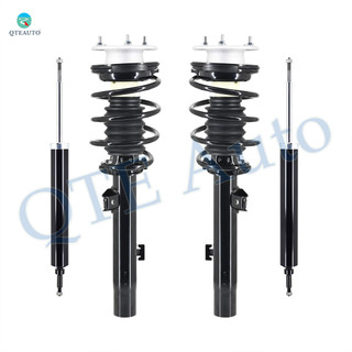 Set of 4 Front Quick Complete Strut-Coil Spring Assembly-Rear Shock Absorber For 2006 BMW 325I w/ Sport Suspension