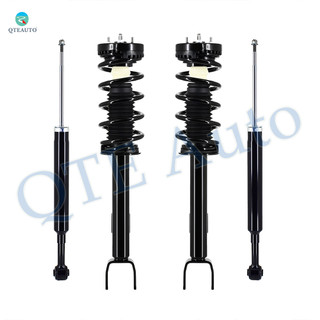 Set of 4 Front Quick Complete Strut-Coil Spring Assembly-Rear Shock Absorber For 2012-2014 Dodge Challenger
