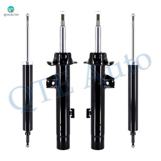 Set of 4 Front Suspension Strut Assembly-Rear Shock Absorber For 2008-2013 BMW 135I w/ Sport Suspension