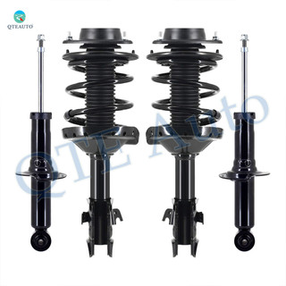 Set of 4 Front Quick Complete Strut-Coil Spring Assembly-Rear Suspension Strut Assembly For 2009 2010 Subaru Impreza