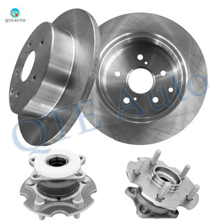 Set of 4 Rear 281mm Brake Disc Rotors-Wheel Hub Bearing Assembly For 2006-2018 Toyota RAV4 Set of 4 Rear 281mm Brake Disc Rotors-Wheel Hub Bearing Assembly For 2006-2018 Toyota RAV4