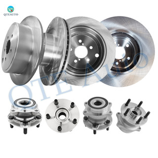 Set of 8 Front 293mm-Rear 286mm Brake Disc Rotors-Wheel Hub Bearing Assembly For 2010-2014 Subaru Outback Set of 8 Front 293mm-Rear 286mm Brake Disc Rotors-Wheel Hub Bearing Assembly For 2010-2014 Subaru Outback