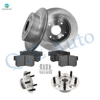 Set of 8 Rear 260mm Brake Disc Rotors-7418-D537 Ceramic Brake Pad Kit-Wheel Hub Bearing Assembly For 1998-2002 Honda Accord 7418-D537 Set of 8 Rear 260mm Brake Disc Rotors-7418-D537 Ceramic Brake Pad Kit-Wheel Hub Bearing Assembly For 1998-2002 Honda Accord 7418-D537