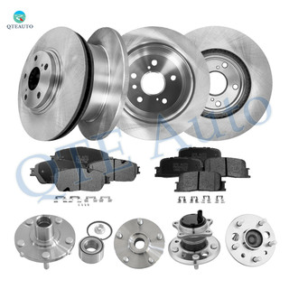 Set of 16 Front 296mm-Rear 269mm Brake Disc Rotors-Wheel Hub Bearing Assembly-Ceramic Brake Pad Kit For 2002 2003 Lexus ES300 Set of 16 Front 296mm-Rear 269mm Brake Disc Rotors-Wheel Hub Bearing Assembly-Ceramic Brake Pad Kit For 2002 2003 Lexus ES300