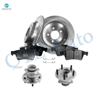 Set of 8 Rear 302mm Brake Disc Rotors-D1095 7874 Ceramic Brake Pad Kit-Wheel Hub Bearing Assembly For 2007-2010 2012-2015 Mazda 5 Set of 8 Rear 302mm Brake Disc Rotors-D1095 7874 Ceramic Brake Pad Kit-Wheel Hub Bearing Assembly For 2007-2010 2012-2015 Mazda 5