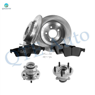 Set of 8 Rear 302mm Brake Disc Rotors-D1564 7957 Ceramic Brake Pad Kit-Wheel Hub Bearing Assembly For 2007-2010 2012-2015 Mazda 5 Set of 8 Rear 302mm Brake Disc Rotors-D1564 7957 Ceramic Brake Pad Kit-Wheel Hub Bearing Assembly For 2007-2010 2012-2015 Mazda 5