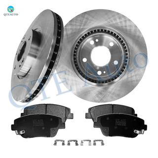 Set of 6 Front 300mm Brake Disc Rotors-Ceramic Brake Pad Kit For 2012-2014 KIA Optima