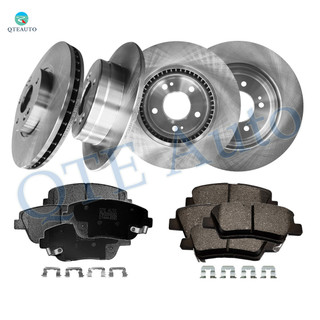 Set of 12 Front 300mm-Rear 284mm Brake Disc Rotors-Ceramic Brake Pad Kit For 2011-2014 Hyundai Sonata Rear 8428A-D1445