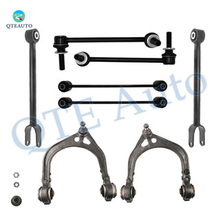 Set of 8 Front Upper Control Arm Ball Joint-Sway Bar Link-Rear Lower Forward Control Arm-Sway Bar Link For 2005-2008 Chrysler 300