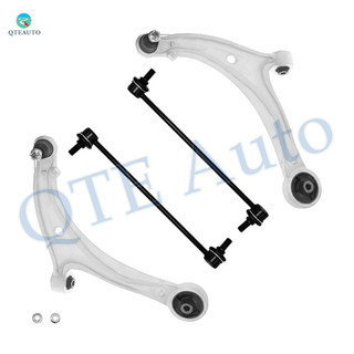 Set of 4 Front Lower Control Arm Ball Joint-Sway Bar Link For 2007-2010 Honda Odyssey