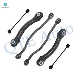 Set of 6 Rear Upper Forward-Lower Rearward Control Arm-Sway Bar Link For 2005-2018 Chrysler 300