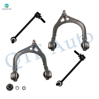 Set of 4 Front Upper Control Arm Ball Joint-Sway Bar Link For 2005-2008 Dodge Magnum Adjustable