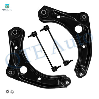 Set of 4 Front Lower Control Arm Ball Joint-Sway Bar Link For 2014-2019 Nissan Versa Note