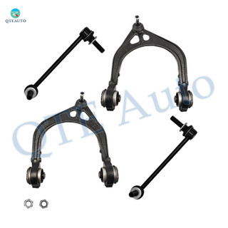 Set of 4 Front Upper Control Arm Ball Joint-Sway Bar Link For 2005-2008 Dodge Magnum