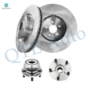 Set of 4 Front 316mm Brake Disc Rotors-Wheel Hub Bearing Assembly For 2005-2014 Subaru Legacy