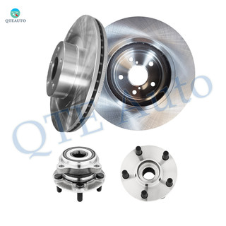 Set of 4 Front 293mm Brake Disc Rotors-Wheel Hub Bearing Assembly For 2005-2014 Subaru Outback