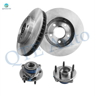 Set of 4 Front 278mm Brake Disc Rotors-Wheel Hub Bearing Assembly For 1997-2003 Pontiac Grand Prix