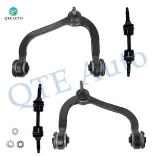Set of 4 Front Upper Control Arm Ball Joint-Sway Bar Link For 2007-2017 Lincoln Navigator