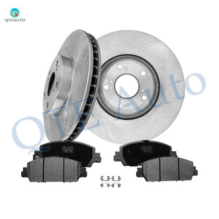 Set of 6 Front 293mm Brake Disc Rotors-Ceramic Brake Pad Kit For 2013-2022 Honda Accord