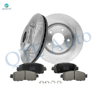 Set of 6 Front 296mm Brake Disc Rotors-Ceramic Brake Pad Kit For 2013-2015 2019 Nissan Altima