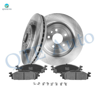 Set of 6 Front 352mm Brake Disc Rotors-Ceramic Brake Pad Kit For 2013 2014 Ford Explorer