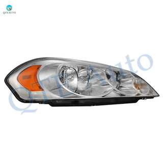 Right Side Headlights Assembly for 2006 2007 Chevrolet Monte Carlo 6 Cyl With Bulb Halogen Headlight Assembly
