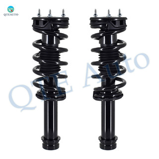Pair of 2 Front Quick Complete Strut-Coil Spring Assembly For 2014-2019 Tesla S AWD