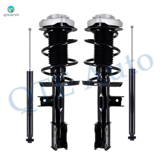 Set of 4 Front Quick Complete Strut-Coil Spring Assembly-Rear Shock Absorber For 2014-2018 Mercedes-Benz CLA250 AWD
