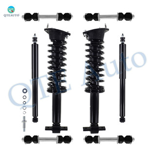 Set of 8 Front Sway Bar Link-Quick Complete Strut-Coil Spring Assembly-Rear Sway Bar Link-Shock Absorber For 1993-2002 Pontiac Firebird