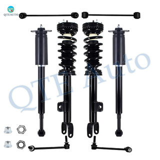 Set of 8 Front Sway Bar Link-Quick Complete Strut-Coil Spring Assembly-Rear Sway Bar Link-Complete Shock Absorber Kit For 2011 Dodge Charger